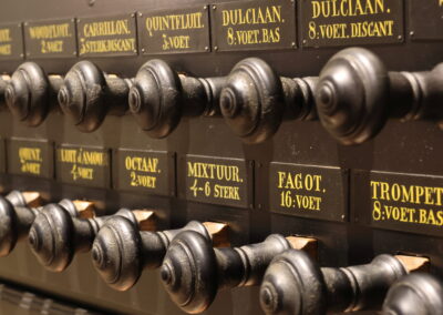 Registers Naber-orgel Grote Kerk Sliedrecht